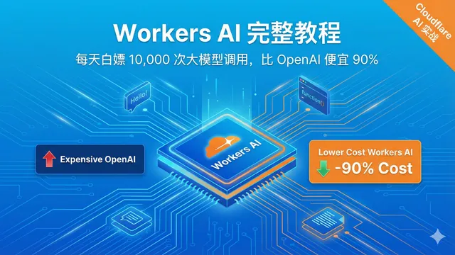Cloudflare Workers代理AI API配置示意图