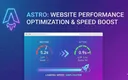 Astro图片优化性能提升对比图,展示加载速度从6秒优化到1.8秒,Lighthouse评分从62分提升到95分