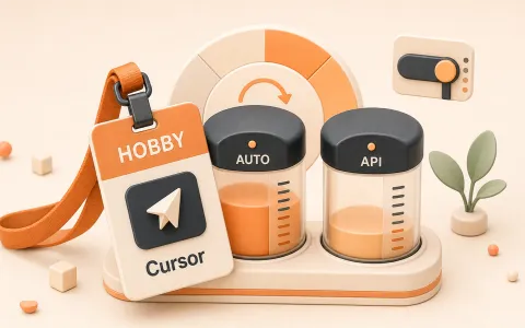 Easton editorial illustration: Hobby 通行证, AUTO 用量池, API 用量池, 升级阈值卡扣