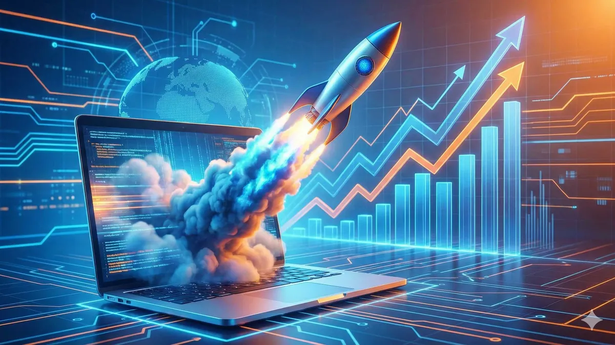 AdSense收入提升和网站流量增长策略示意图