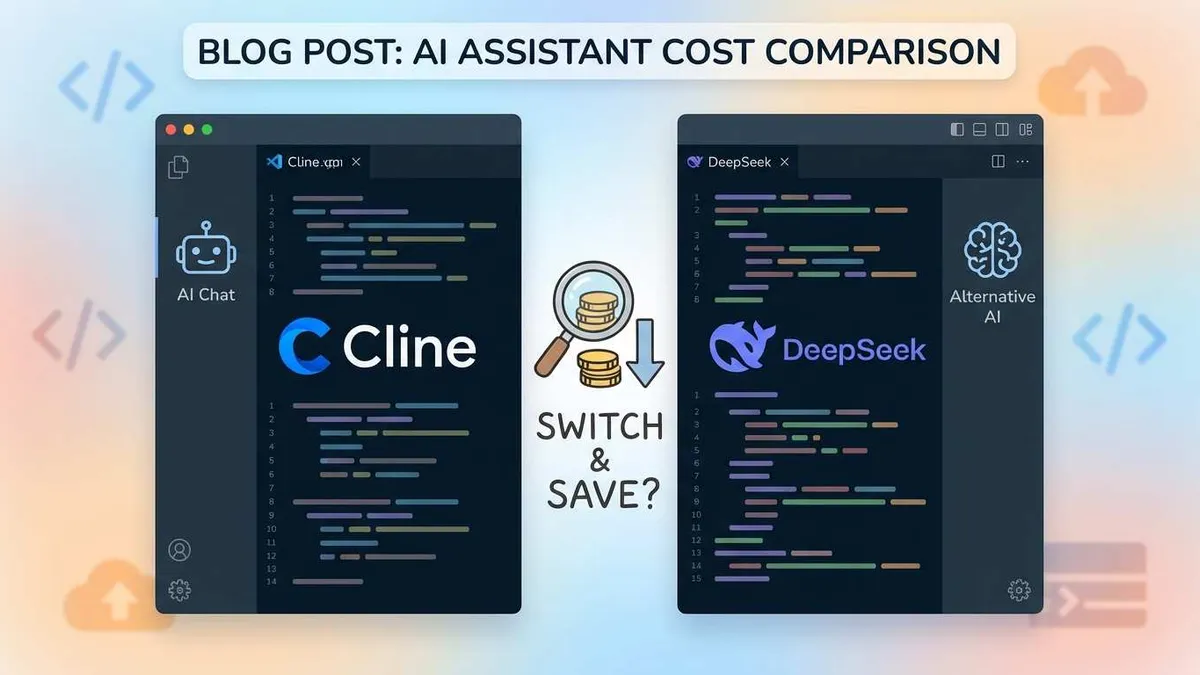 Cline与DeepSeek配置界面示意图