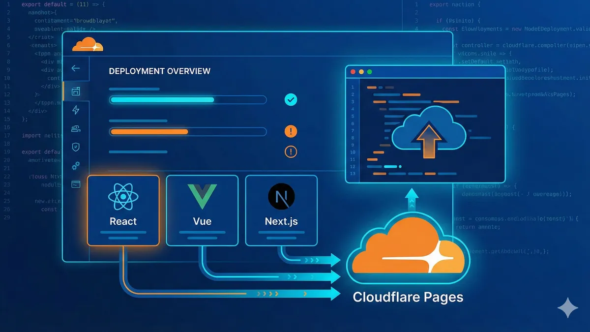 Cloudflare Pages 部署配置界面展示