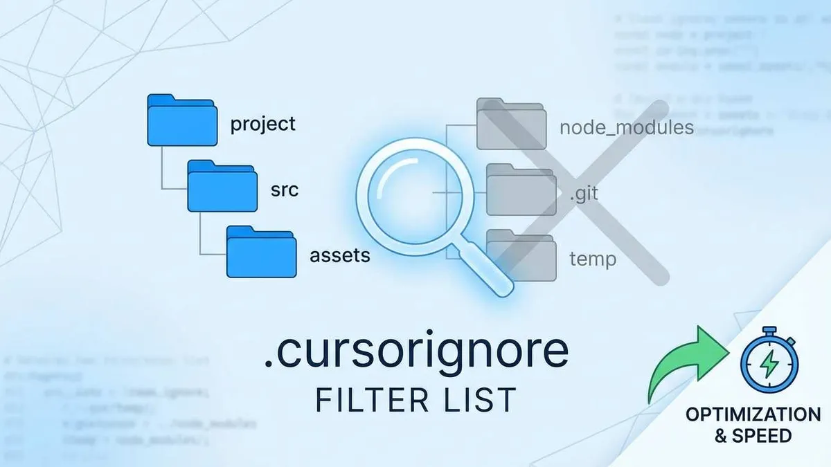 Cursor代码库索引优化配置示意图