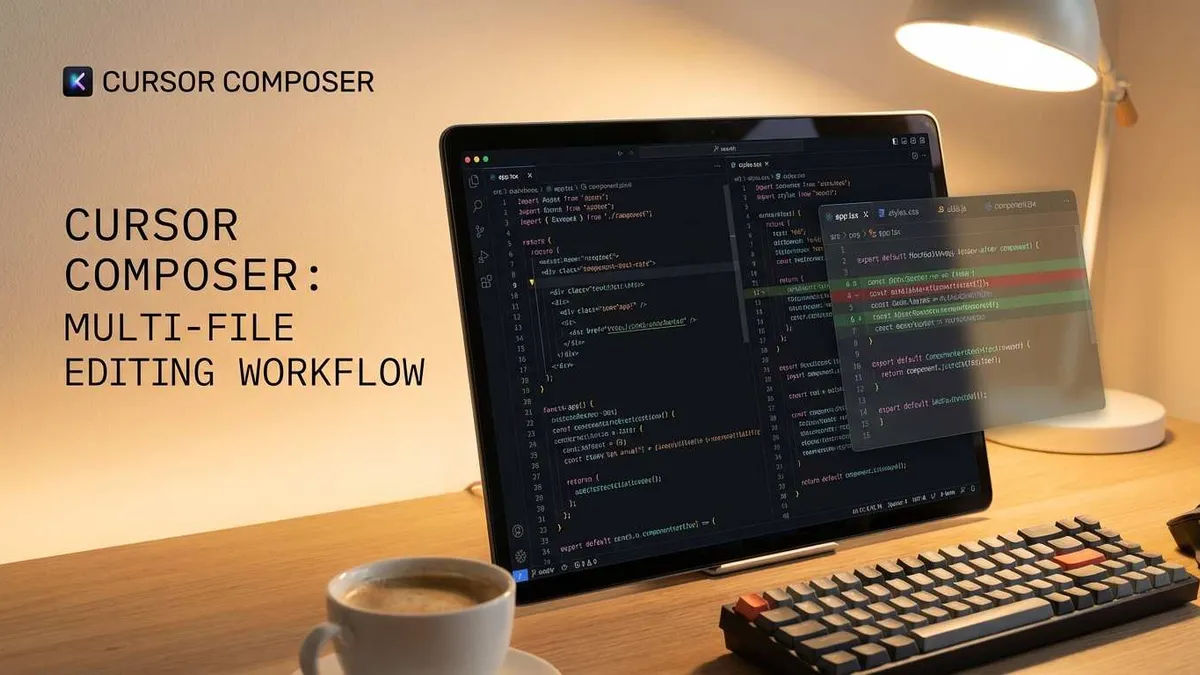 Cursor Composer 多文件编辑界面示意图