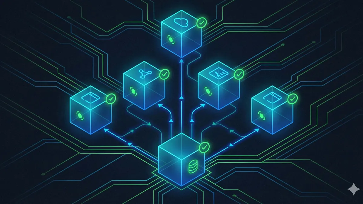 Docker Compose服务依赖和健康检查配置示意图