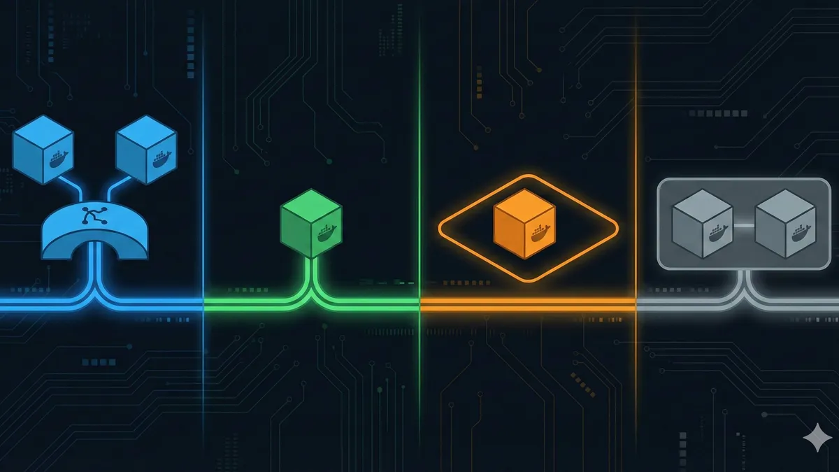 Docker网络模式架构图