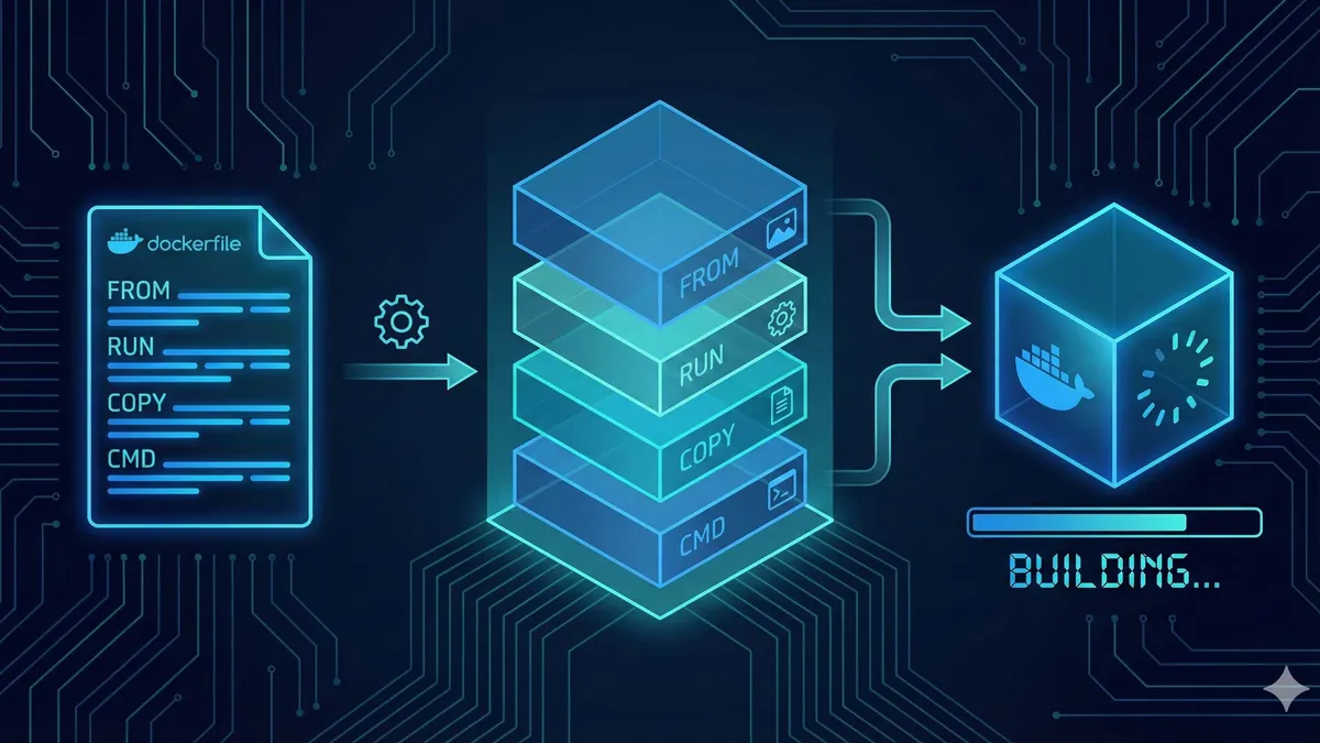 Dockerfile构建流程示意图