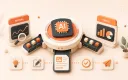 Easton editorial illustration: SEO-to-publishing automation line