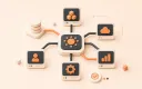 Easton editorial illustration: service topology model