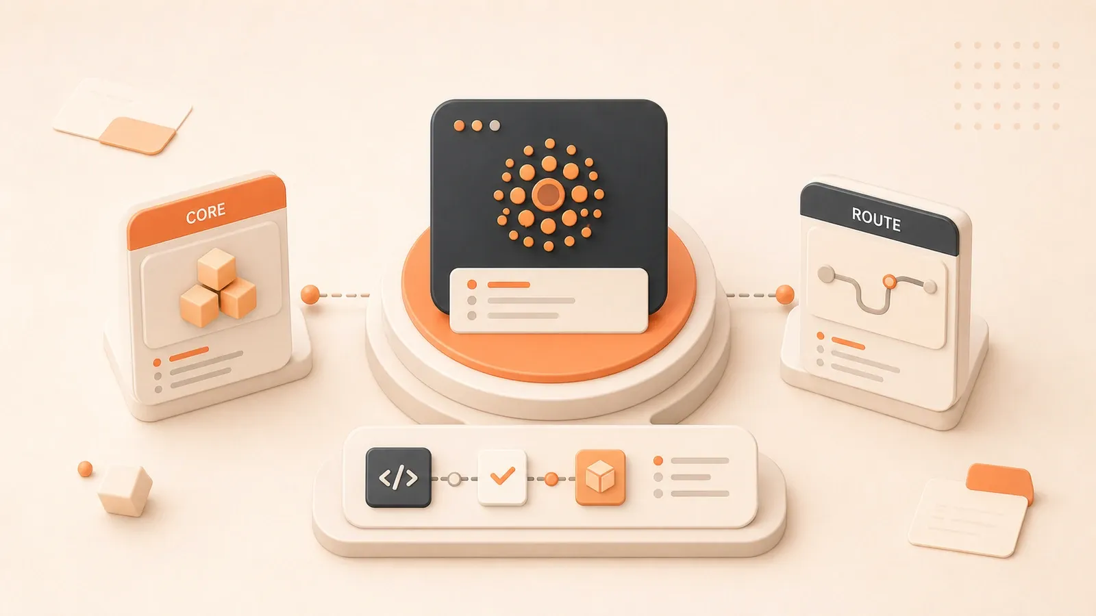 Easton editorial illustration: Codex project workflow bench