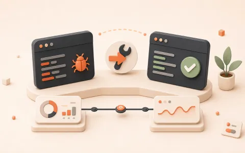 Easton editorial illustration: before-after repair bench