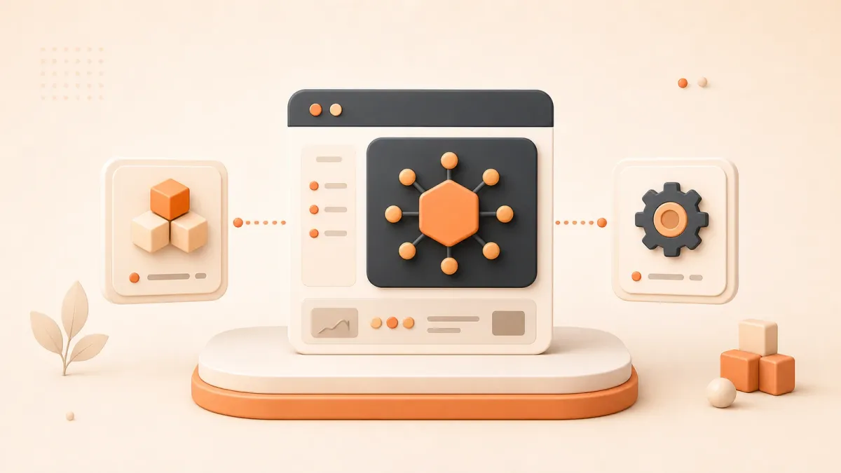 Easton editorial illustration: API gateway workstation
