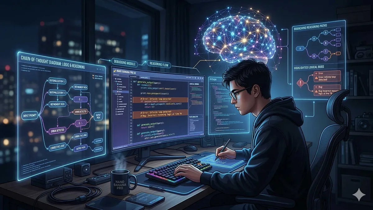 Gemini思维链调试过程示意图