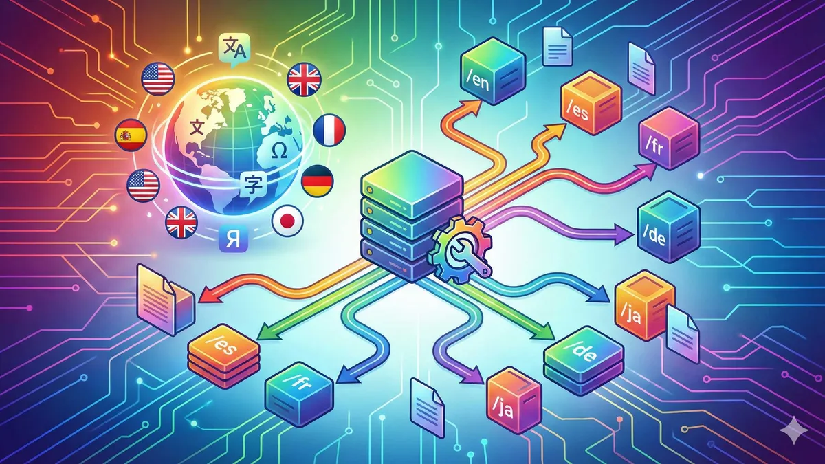 Next.js 国际化静态生成示意图