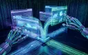 AI 模型自我进化与持续学习概念图