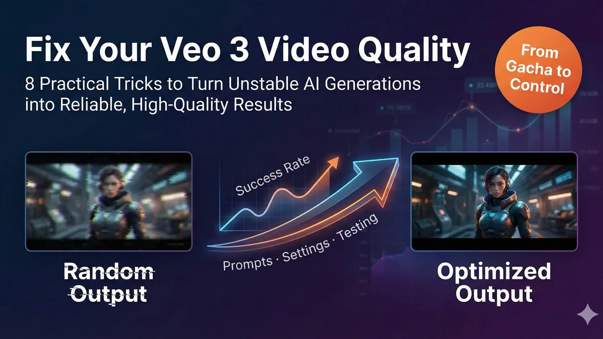 Veo 3 AI视频生成质量优化技巧示意图