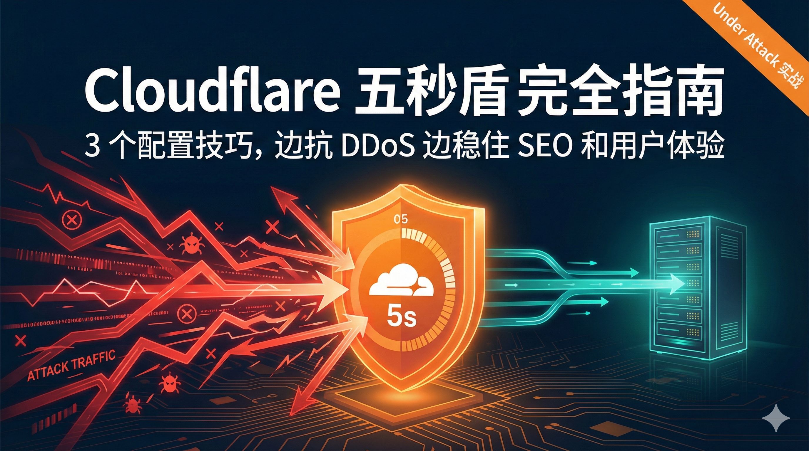 Cloudflare五秒盾配置示意图